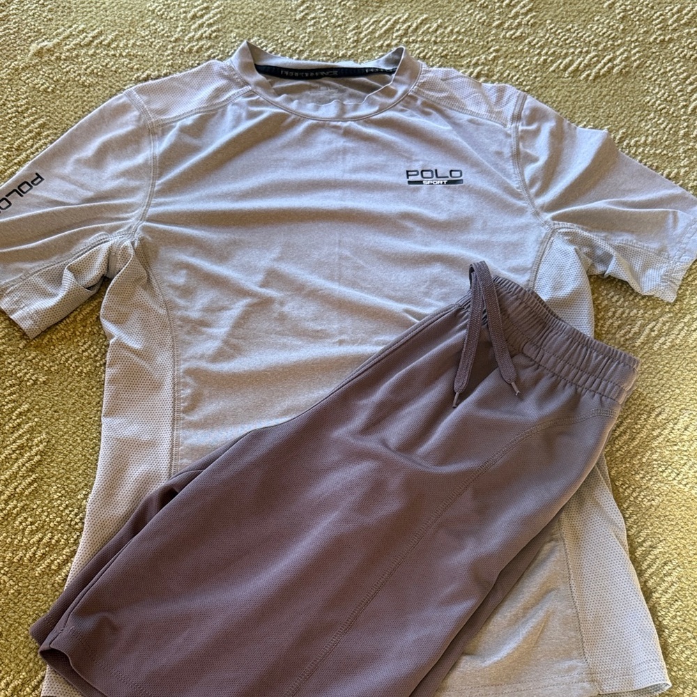 Polo by Ralph Lauren Gray Sport Top